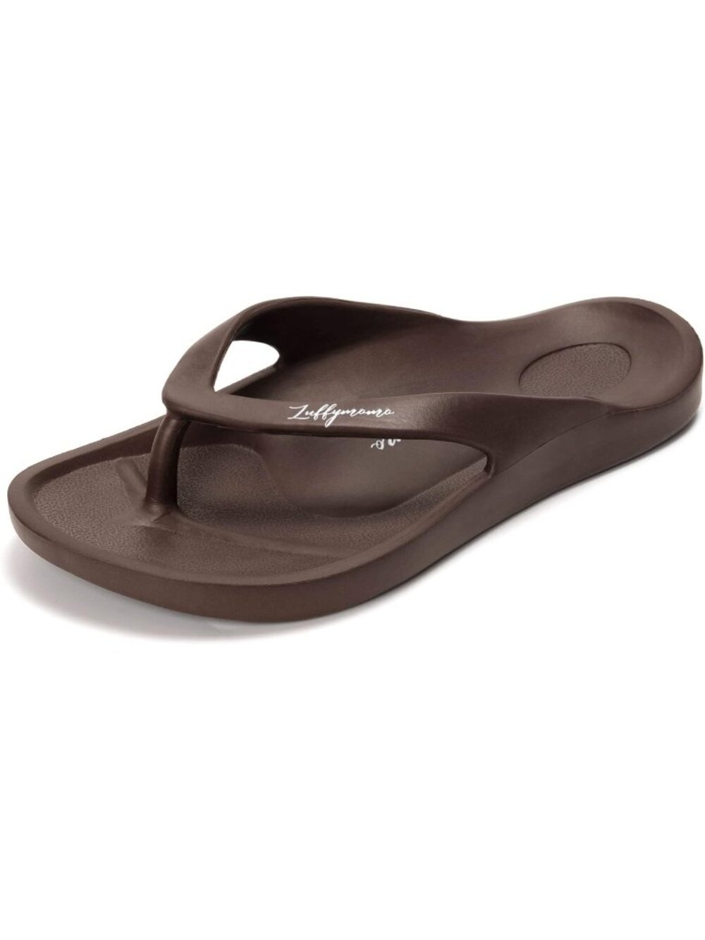 Unisex Brown Flip Flops Sandals Slip on Sport Summer Beach Thong Casual
